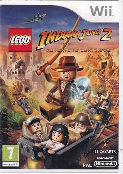 LEGO Indiana Jones 2 the Adventure Continues - Nintendo Wii (B Grade) (Genbrug)